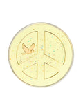 Navika Glitzy Peace White Ball Marker