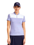 Nivo Womens Eliana Short Sleeve Mock - Pansy Garden