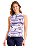 Nivo Womens Linnea Livcool Sleeveless Mock - Future Dusk