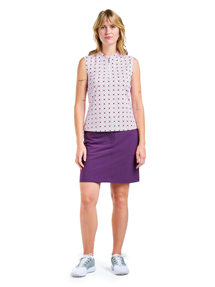 Nivo Womens Linnea Sleeveless Mock - Coral Reef
