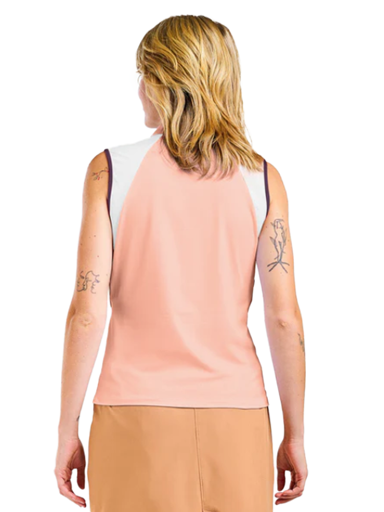 Nivo Womens Charlotte Polo - Coral Reef
