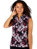 Nivo Womens Luz Sleeveless Mock - Black