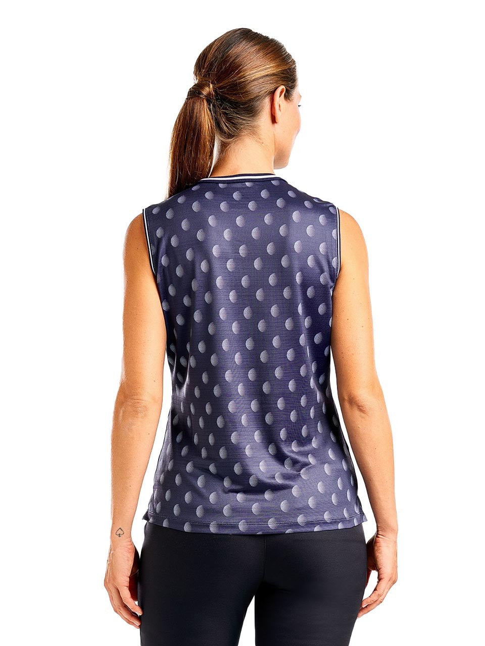 Nivo Womens Vivian Sleeveless Mock - Navy