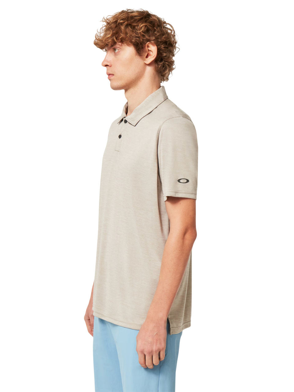 Oakley Aero Hydrolix Polo - Arctic White Heather
