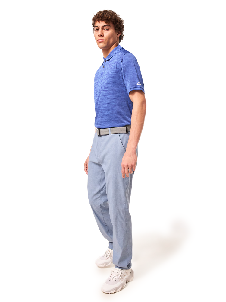 Oakley Aero Hydrolix Polo - Crystal/Blue Heather