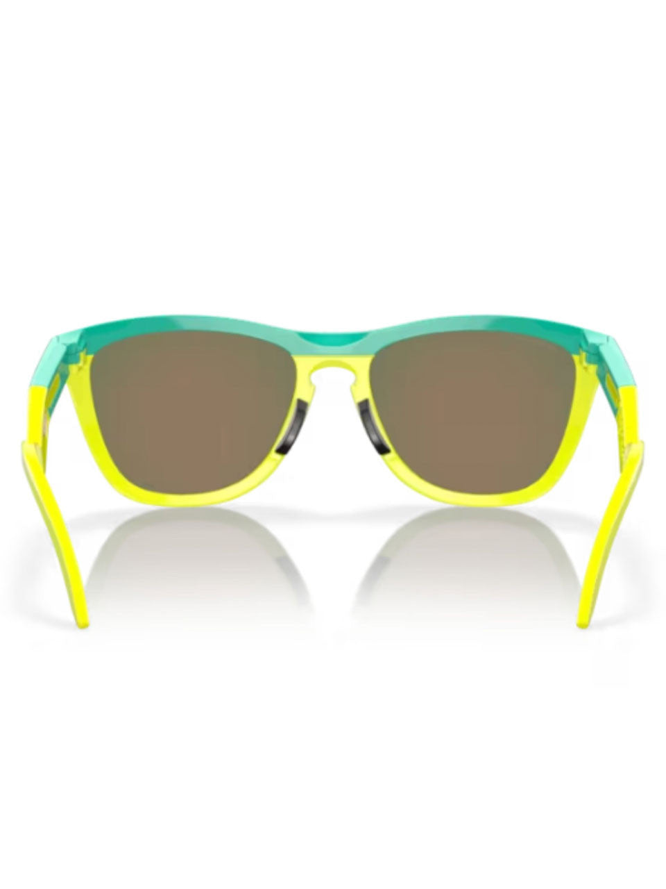 Oakley Frogskins Hybrid Sunglasses - Celeste Tennis Ball Yellow w/ Prizm Ruby