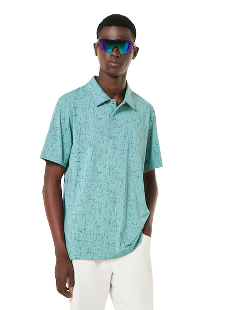 Oakley Resist Jacquard Polo - Pacific