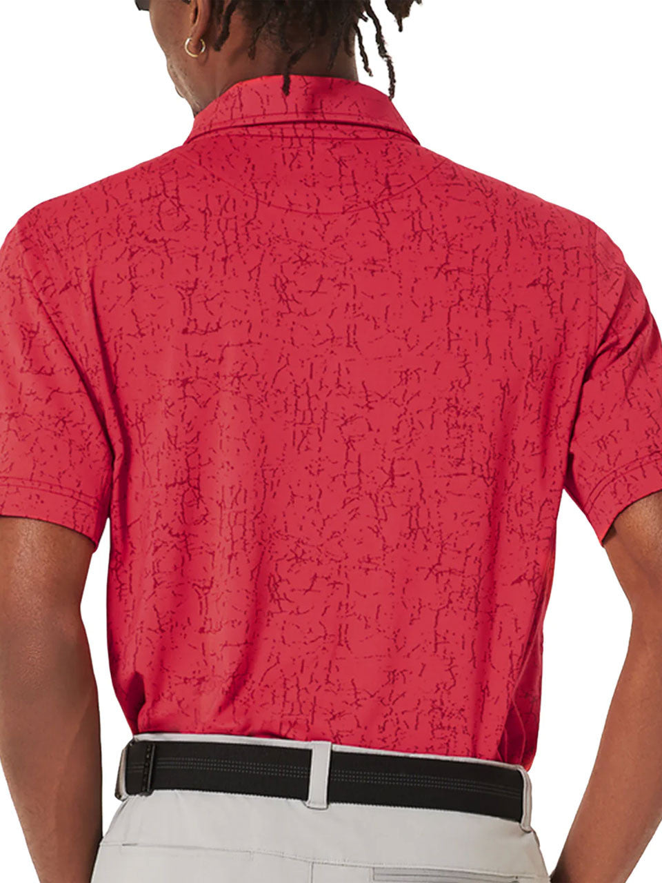 Oakley Resist Jacquard Polo - Hibiscus Red