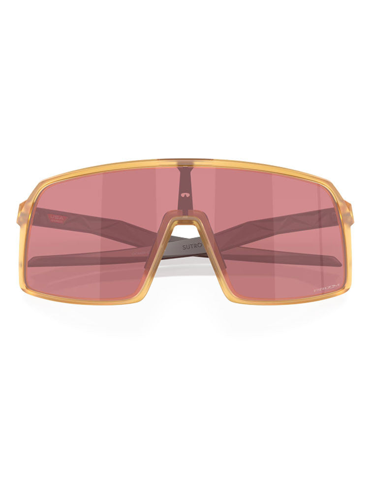Oakley Sutro Sunglasses - Matte Transparent Light Curry w/ Prizm Dark Golf