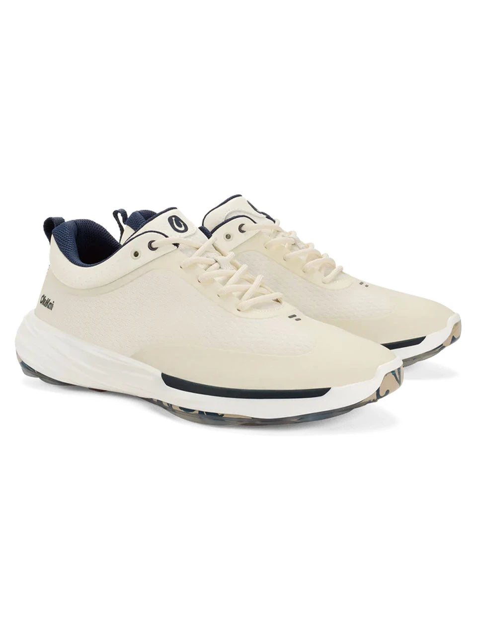 OluKai Mākena Golf Shoes - White Sand/White Sand
