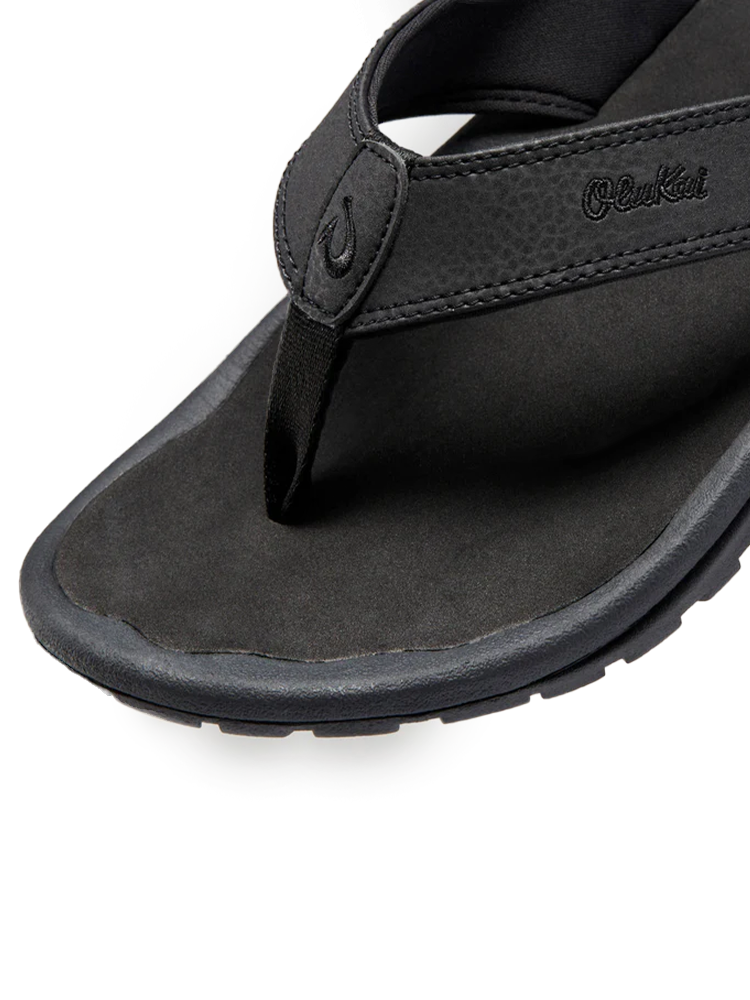 OluKai 'Ohana Sandals - Black/Black