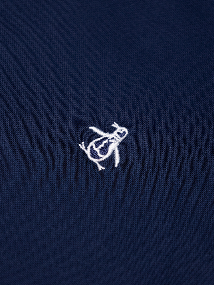 Original Penguin 1/4-Zip Earl Hoodie - Black Iris