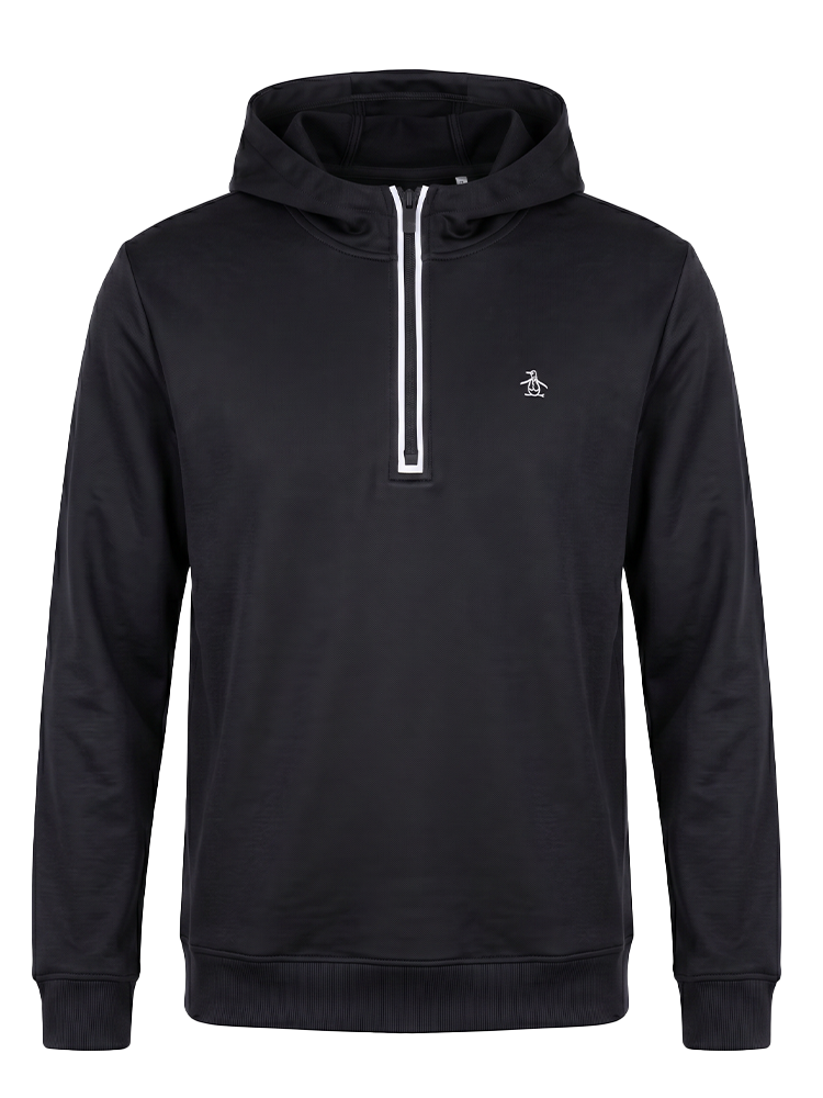 Original Penguin 1/4-Zip Earl Hoodie - Caviar