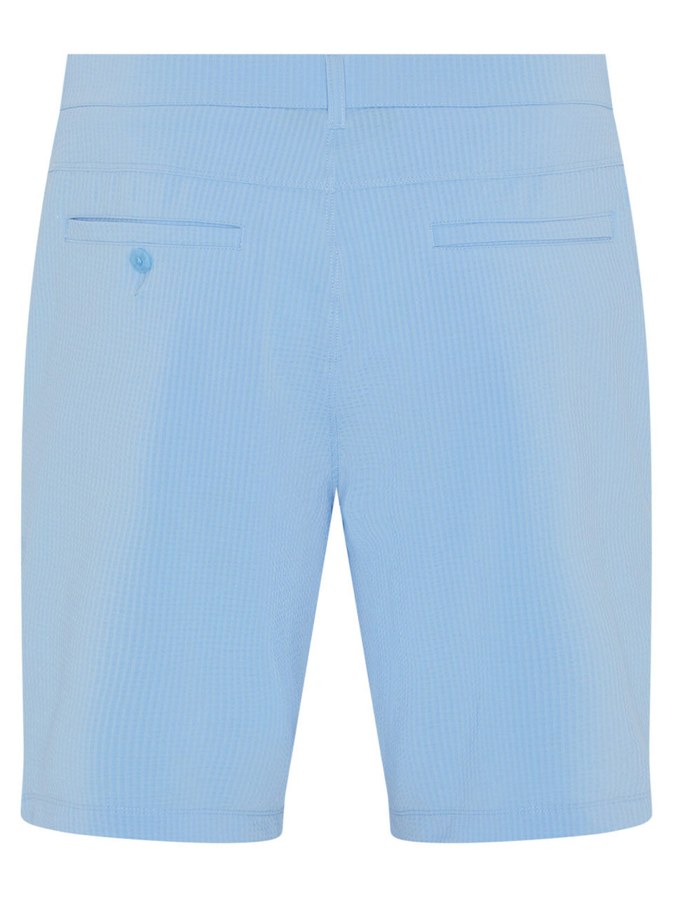 Original Penguin Flat Front 9" Seersucker Short - Baby Blue Jay