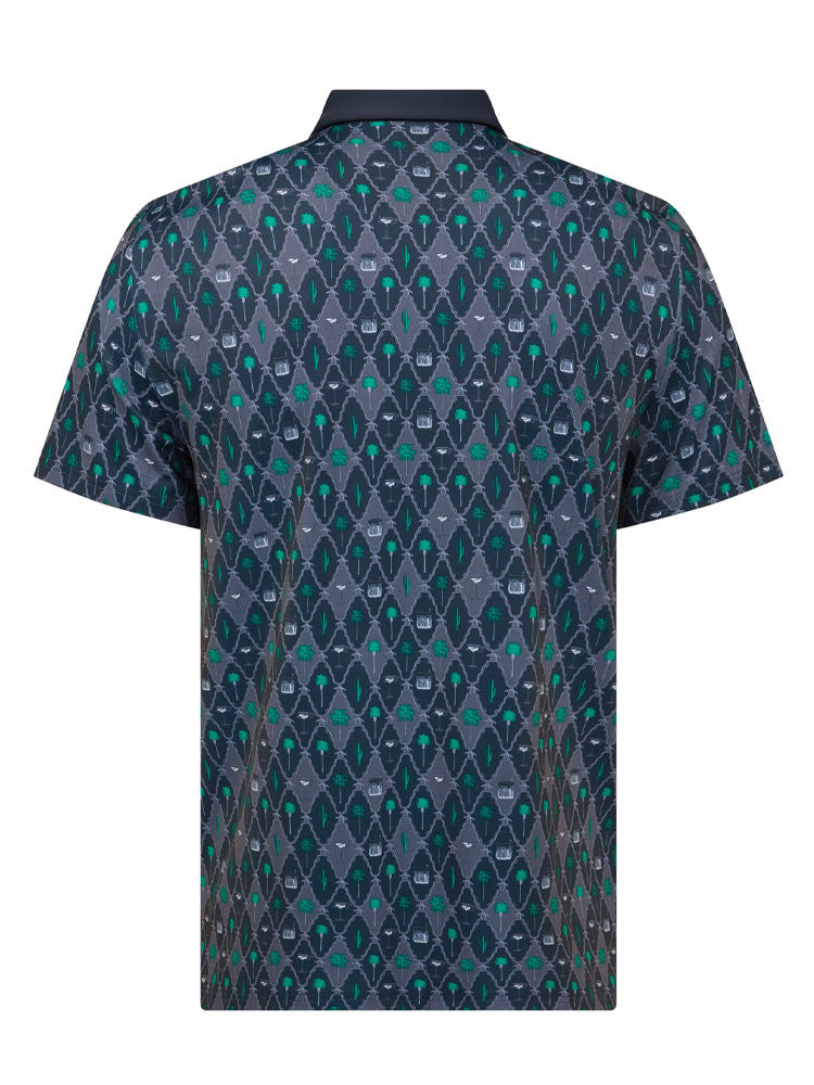 Original Penguin Lattice Cocktail Earl Polo - Black Iris