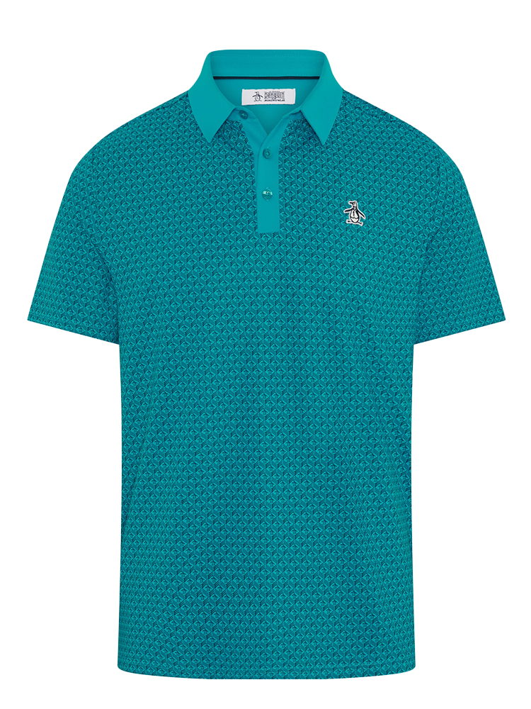 Original Penguin Pete's Tee Time Polo - Caribbean Sea