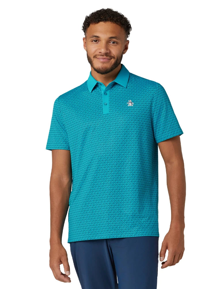 Original Penguin Pete's Tee Time Polo - Caribbean Sea