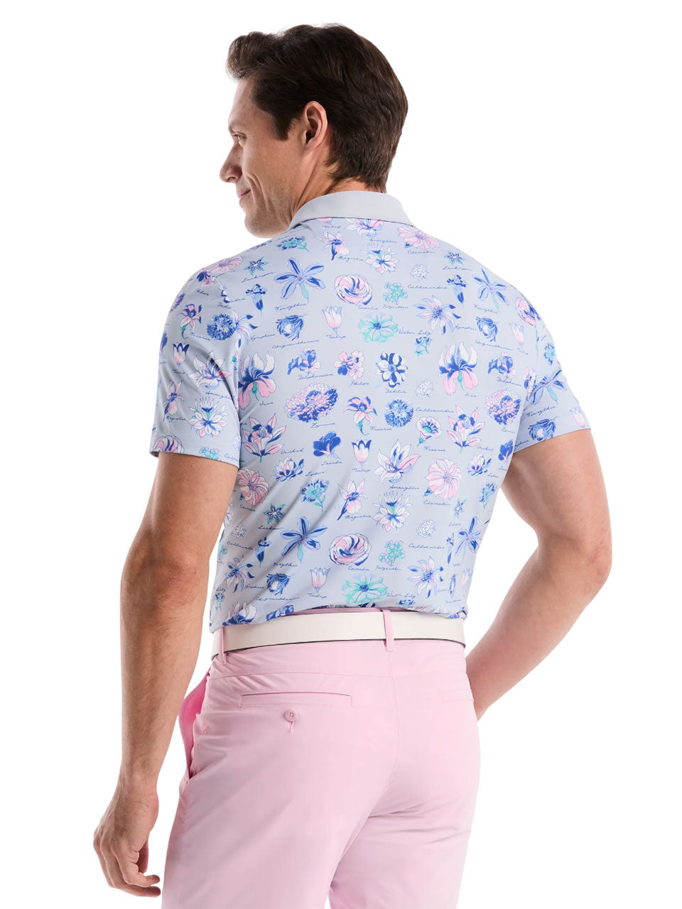 Original Penguin Pete's Watercolour Study Polo - Grey Dawn