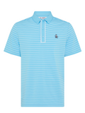Original Penguin The Heritage Stripe Polo - Blue Grotto