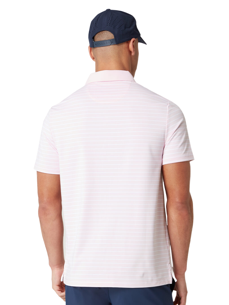 Original Penguin The Heritage Stripe Polo - Charm Pink