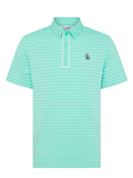 Original Penguin The Heritage Stripe Polo - Pool Blue