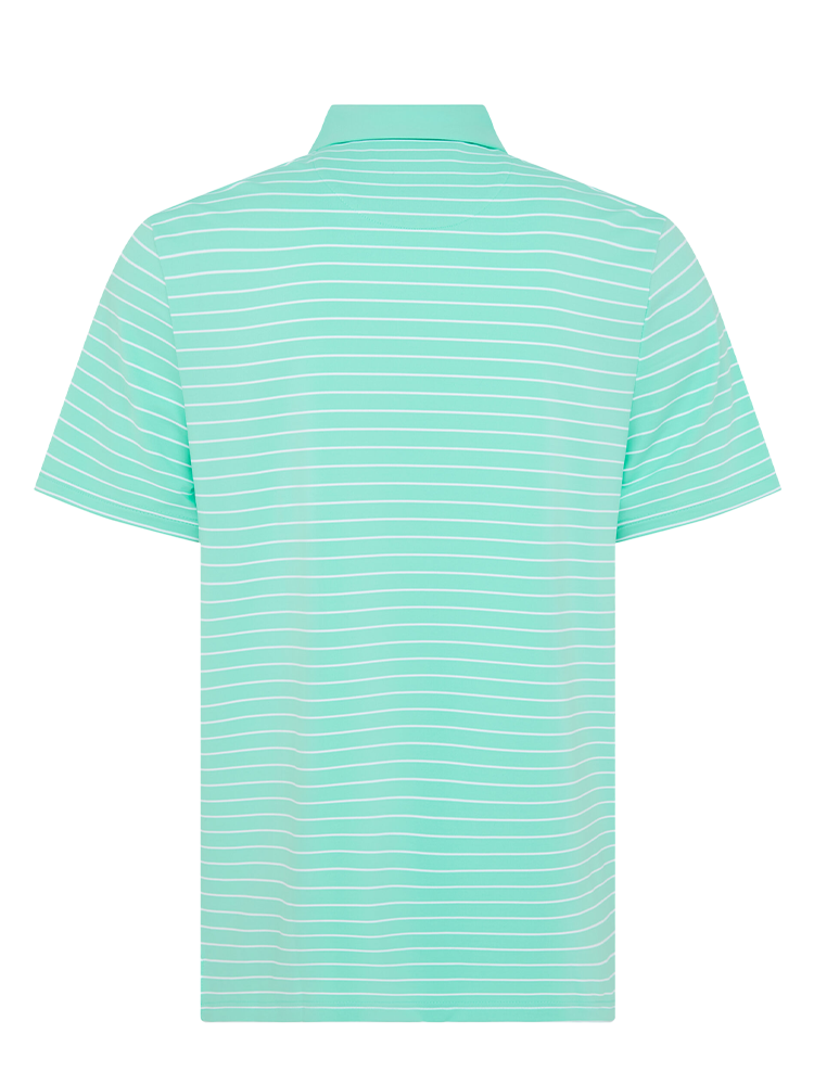 Original Penguin The Heritage Stripe Polo - Pool Blue
