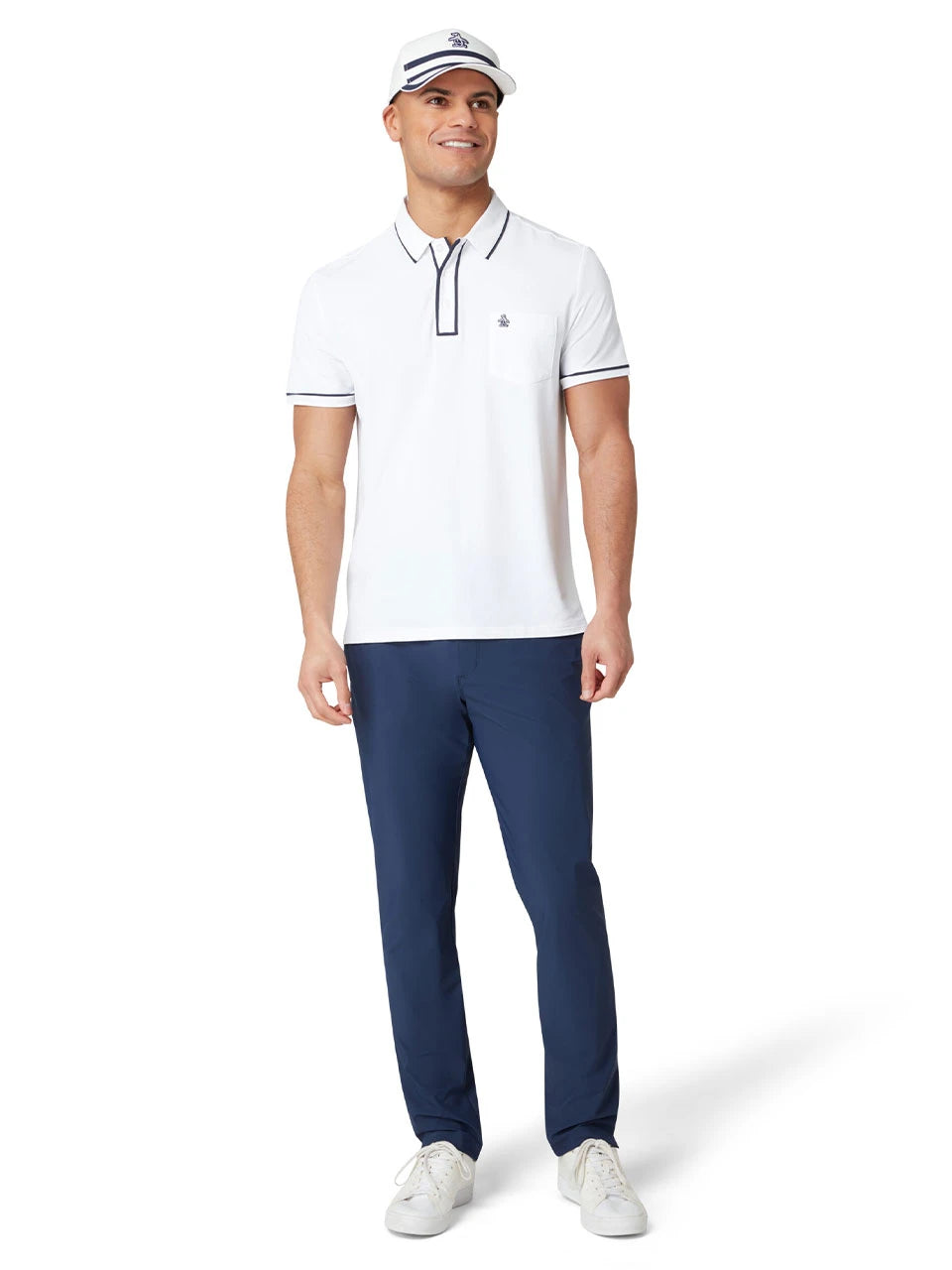 Original Penguin The Technical Earl Polo - Bright White