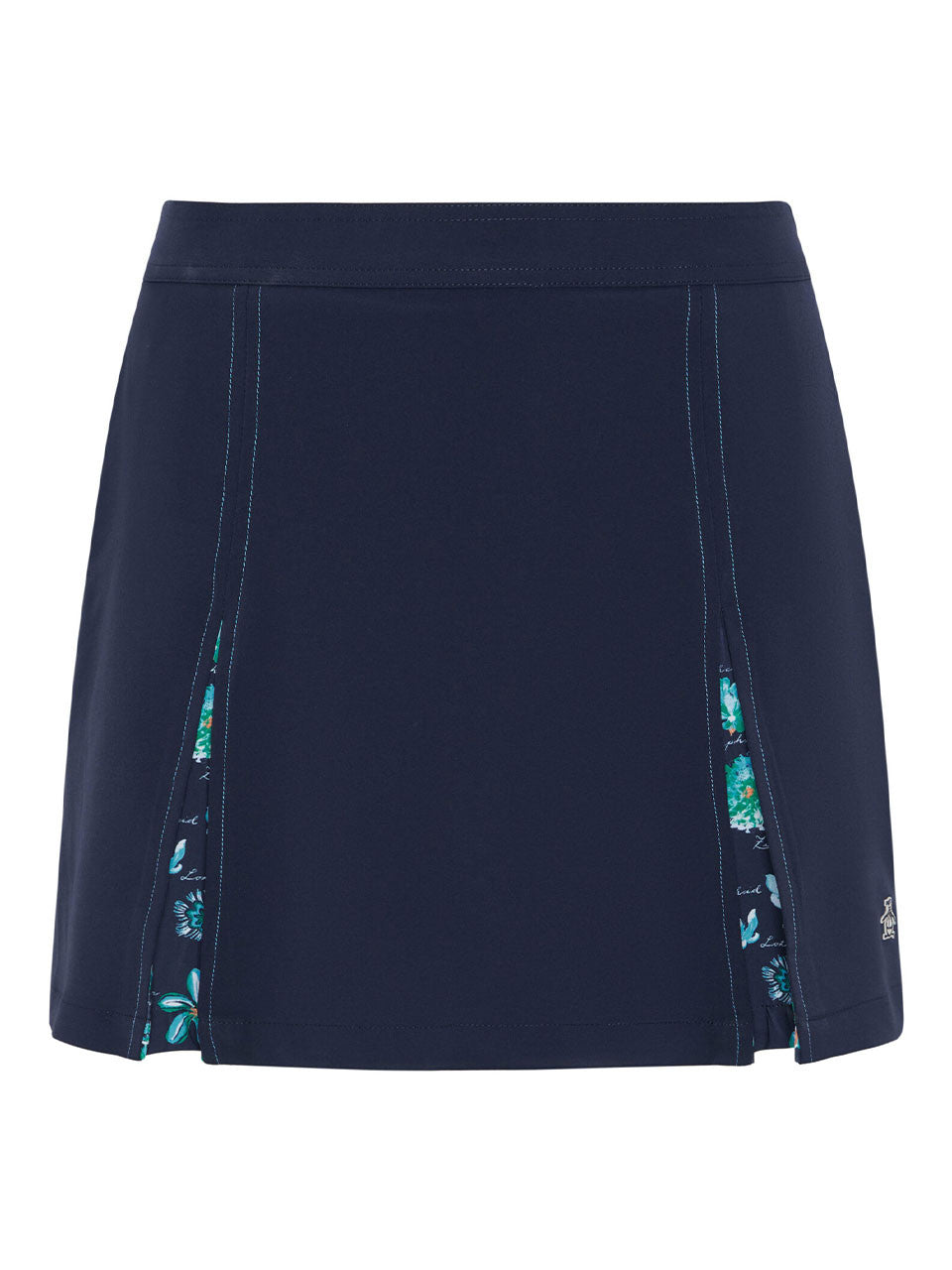Original Penguin Womens A-Line 17" Pleated Skort - Black Iris