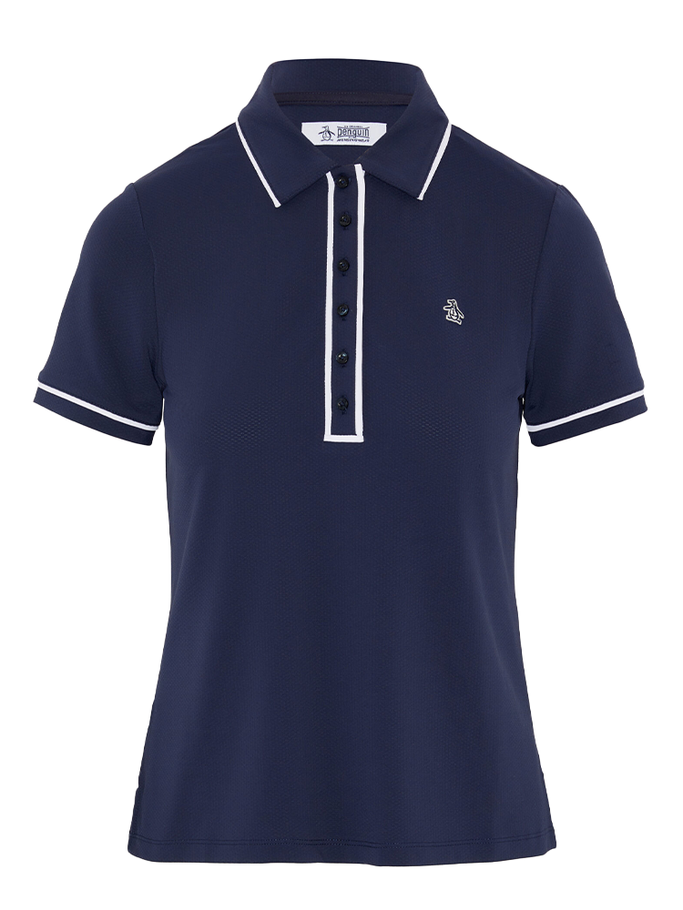 Original Penguin Womens Performance Veronica Polo - Black Iris