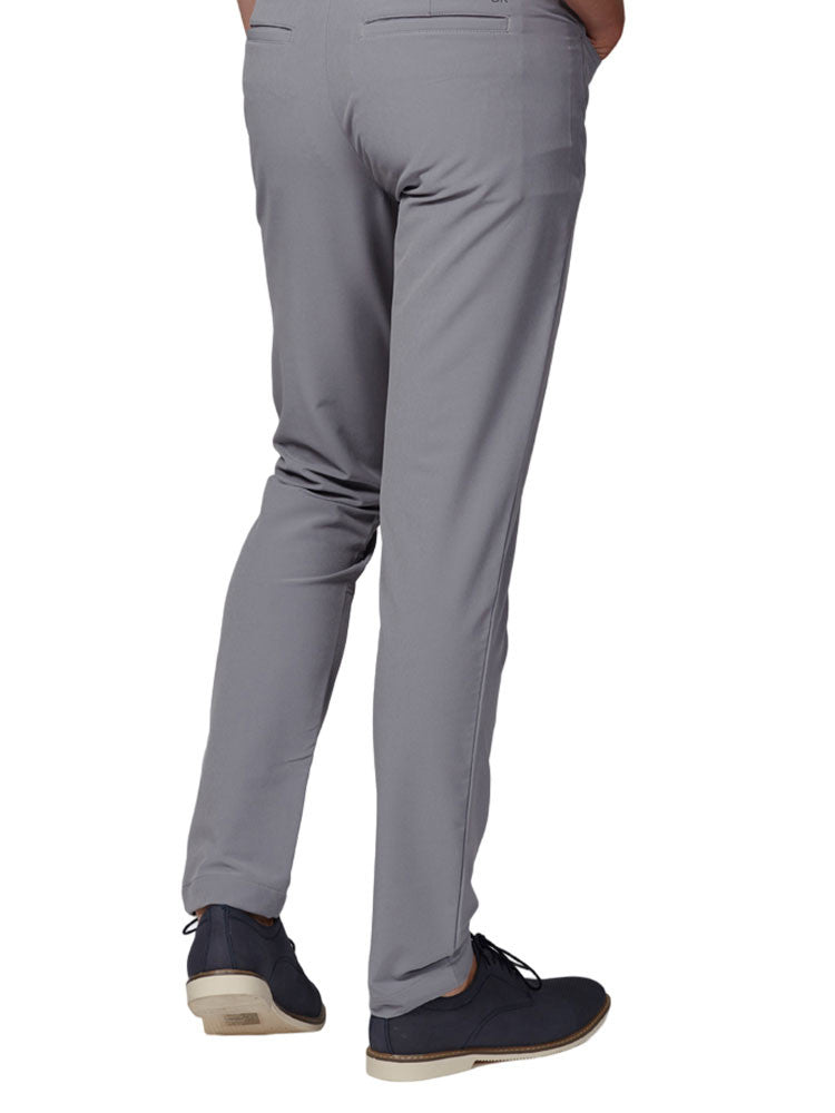Calvin Klein Genius 4-Way Stretch Slim Fit Trouser - Silver