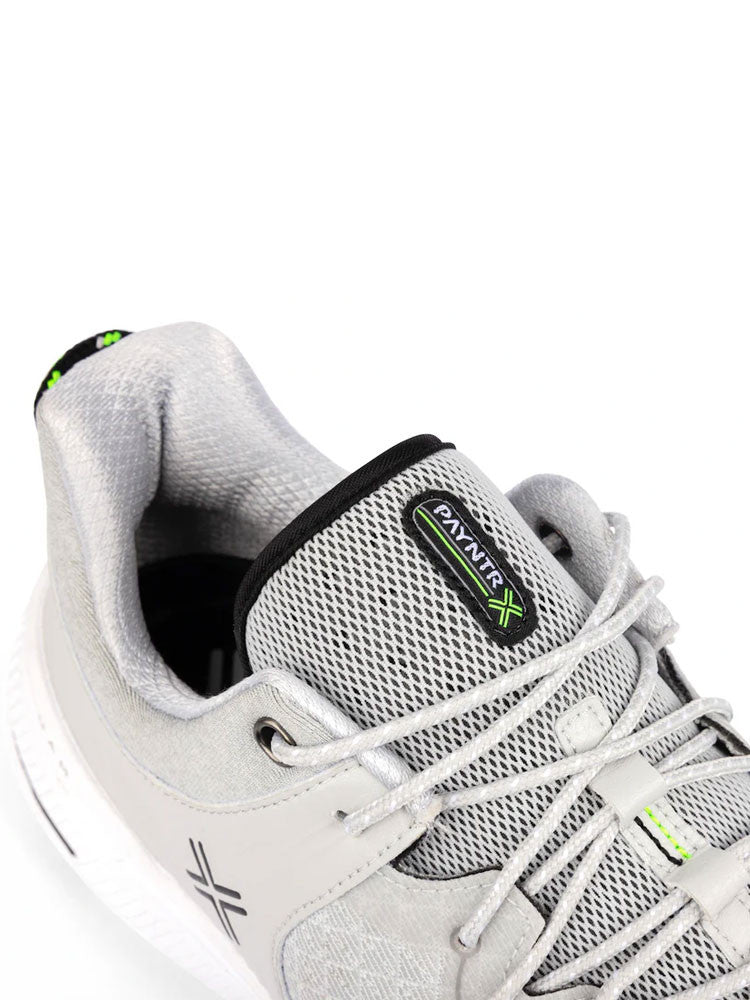 Payntr Golf X 001 F Mesh Golf Shoes - Grey/Grey/Black