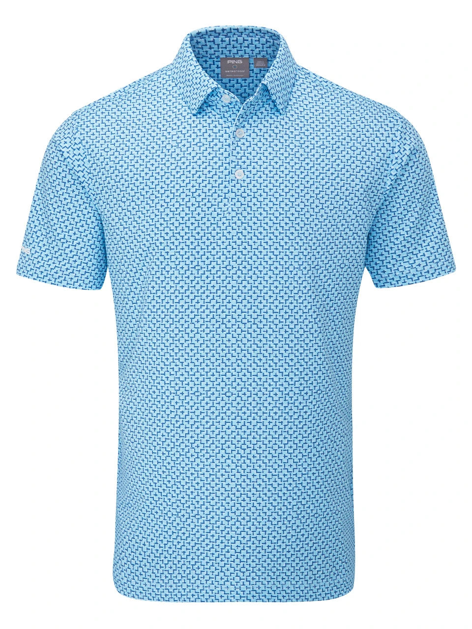 Ping Ephron Polo Shirt - Baltic Sea Multi
