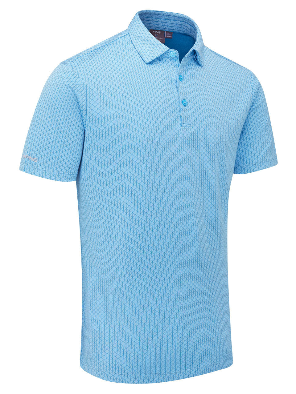 Ping Hershel Polo Shirt - Baltic Sea Multi