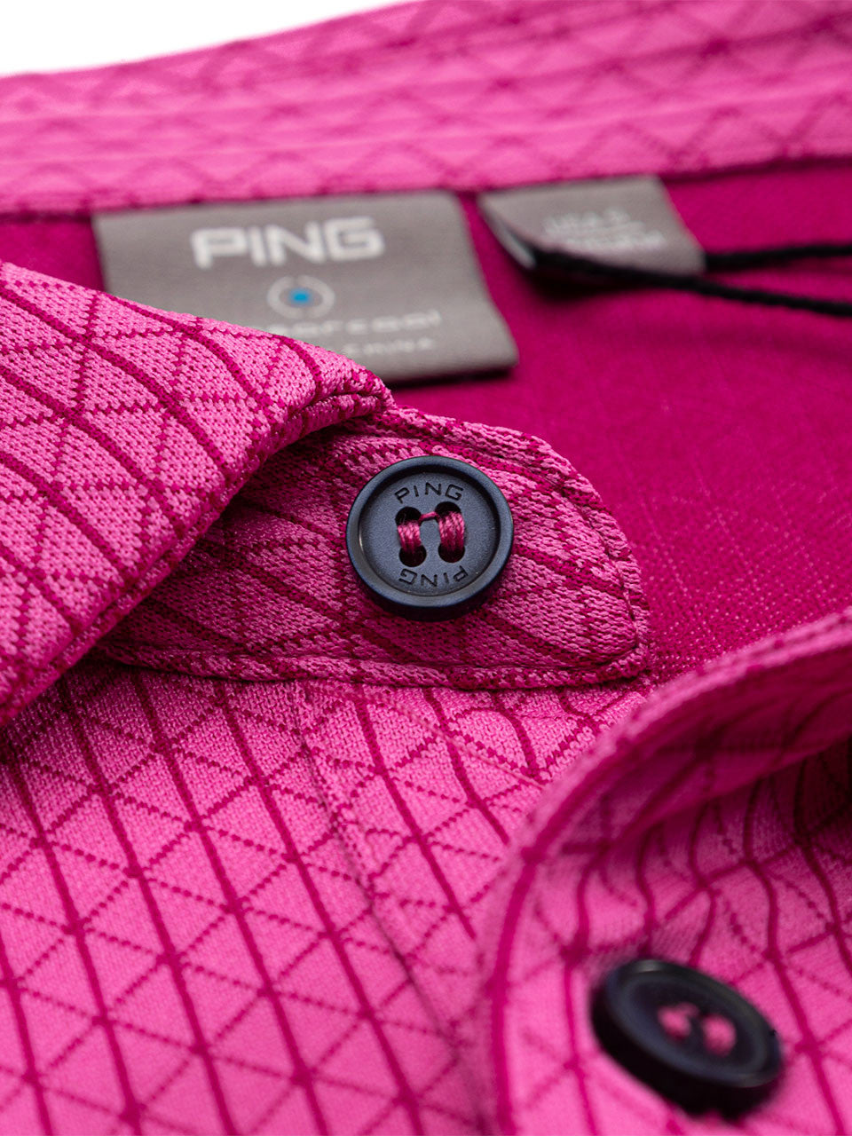 Ping Hershel Polo - Ultra Pink Multi