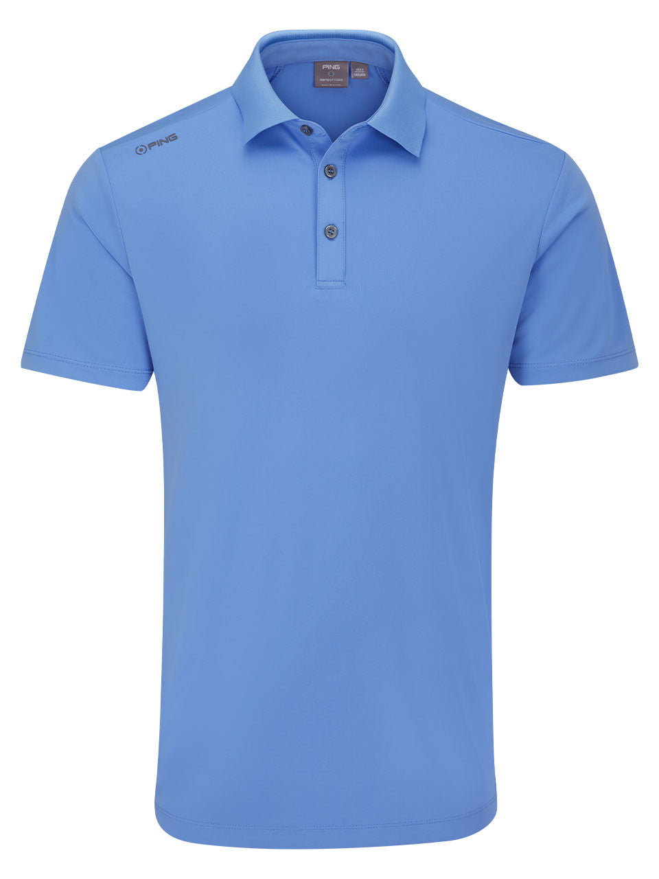 Ping Lindum Tailored Fit Polo - Cornflower Blue