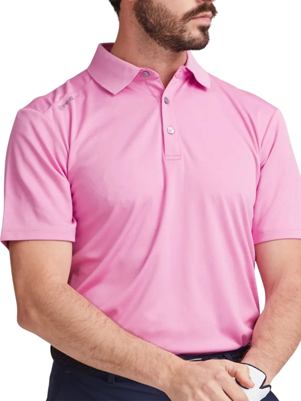 Ping Lindum Tailored Fit Polo - Pink