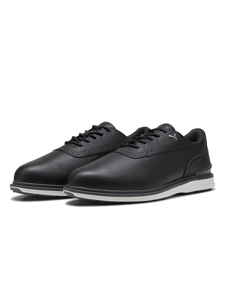 Puma Avant 2.0 Wide Golf Shoes - Puma Black/Flat Dark Grey/Lemon Crush