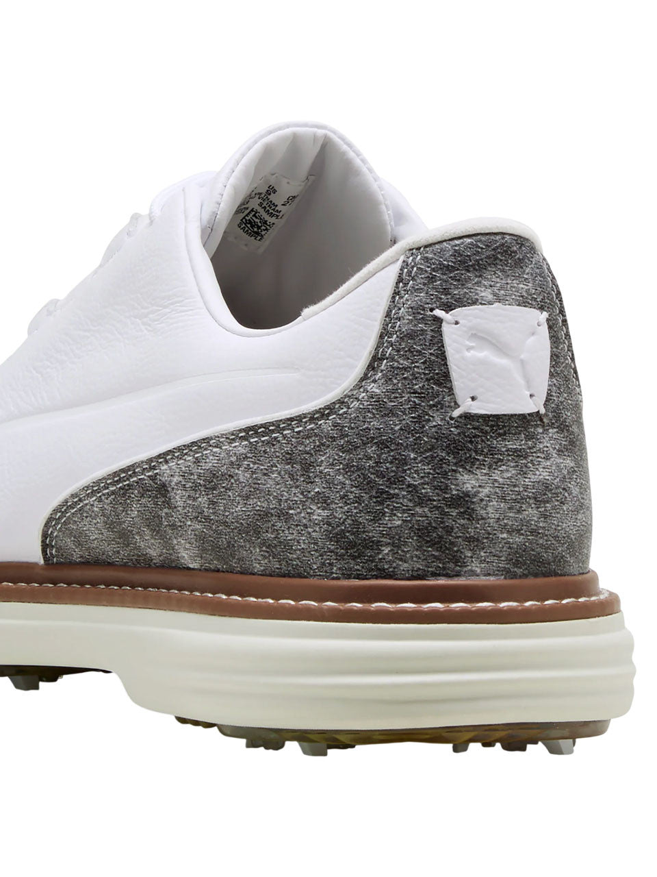 Puma Avant Tour Golf Shoes - Puma White/Brown Mushroom