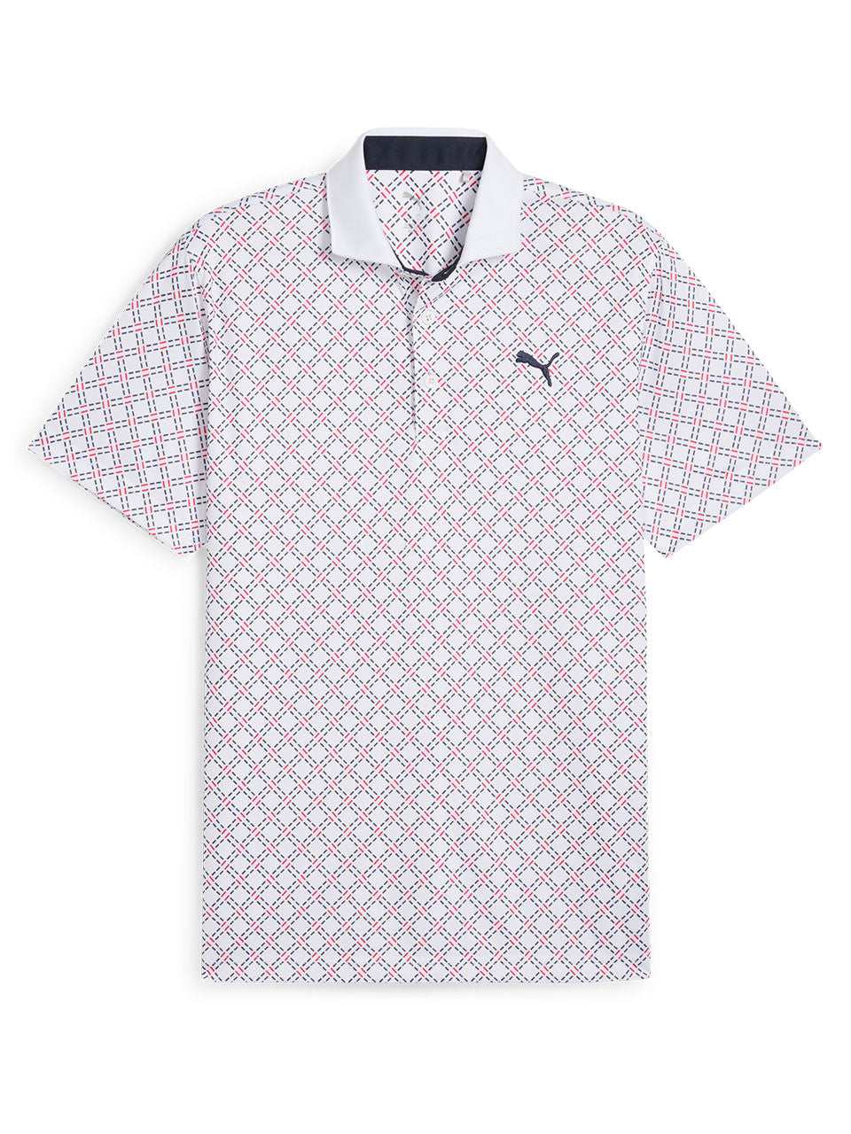 Puma Eaton Polo - White Glow/Deep Navy
