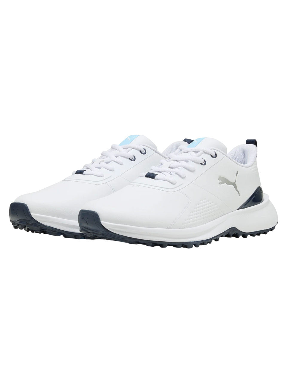 Puma FUSION Grip 6 Evo Golf Shoes - Puma White/Puma Silver