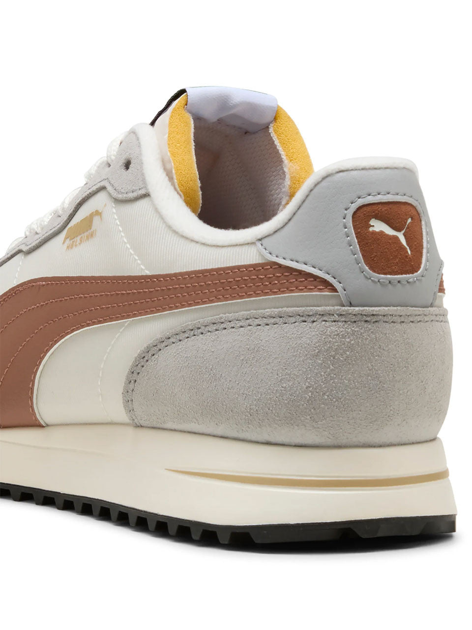 Puma Helsinki G Spikeless Golf Shoes - Vapor Grey/Brown Mushroom