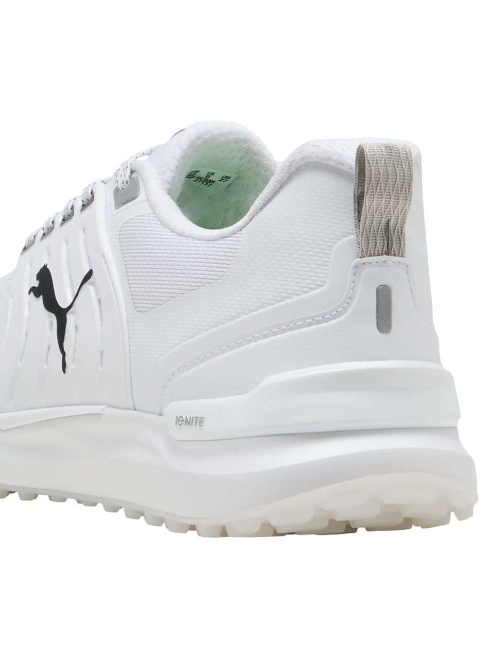 Puma IGNITE Elevate 2 Wide Golf Shoes - Puma White/Puma Black/Puma Silver