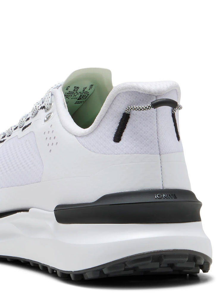 Puma IGNITE Elevate X Spikeless Golf Shoes - Puma White/Puma Black/Puma White