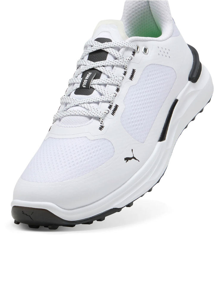 Puma IGNITE Elevate X Spikeless Golf Shoes - Puma White/Puma Black/Puma White