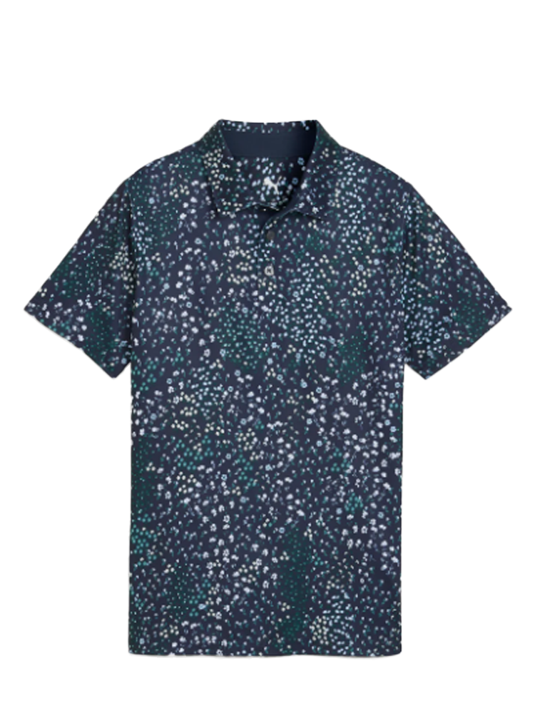 Puma Junior Boys CLOUDSPUN Garden Golf Polo - Deep Navy