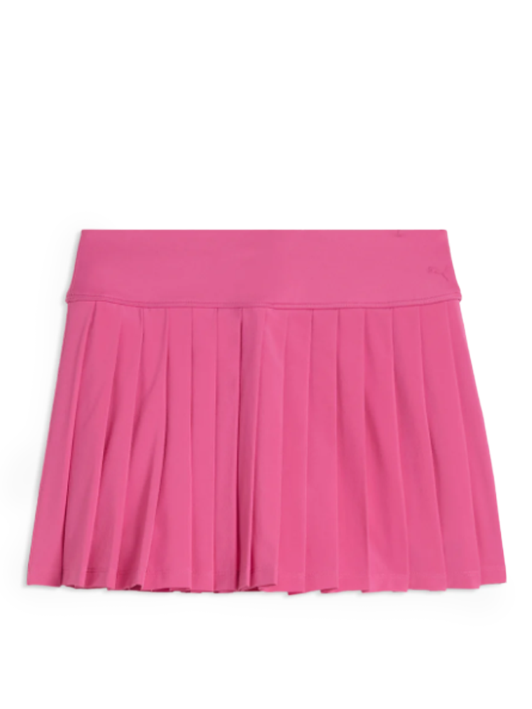 Puma Junior Girls Pleat Golf Skort - Pink Opal