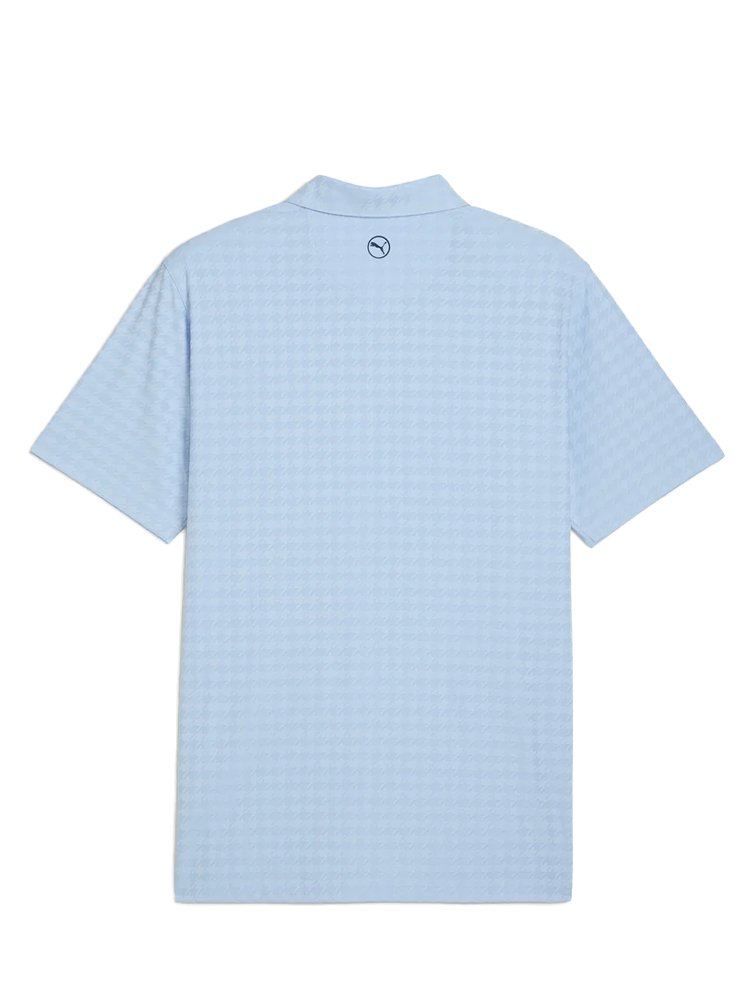Puma MATTR Houndstooth Golf Polo - Haute Tropic
