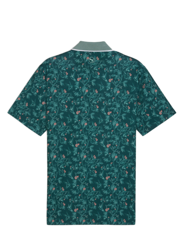 Puma MATTR Humming Golf Polo - Green Terrain