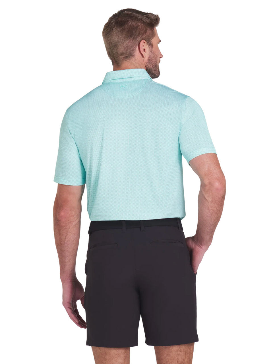 Puma MATTR Tile Polo - Aquatic/White Glow