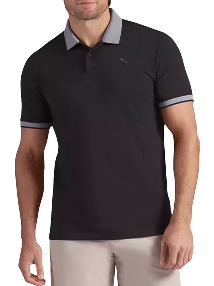 Puma Modalon Crafted Polo - Puma Black/White Glow